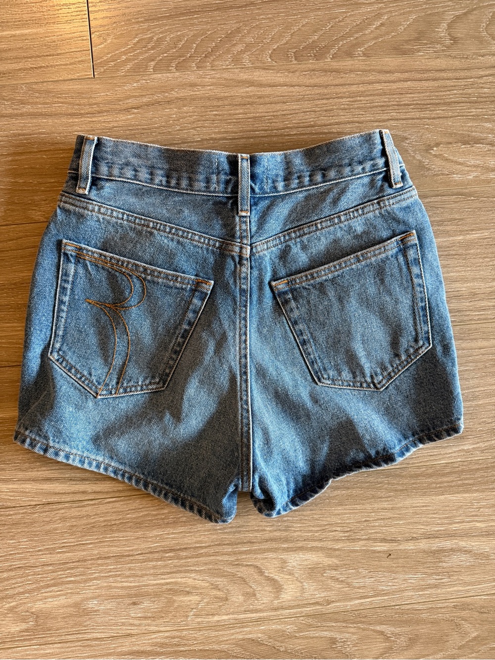 New Rouje Paris High Waisted Denim Shorts Adam size 2 FR34 - Picture 13 of 15